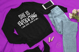 She’s Evolving Sweatshirt