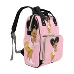 Multi-Function Backpack/Diaper Bag-Girl