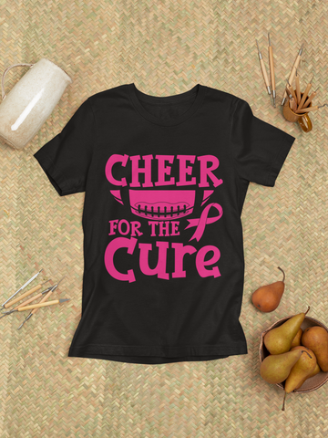 Cheer for the Cure -Breast Cancer Tee